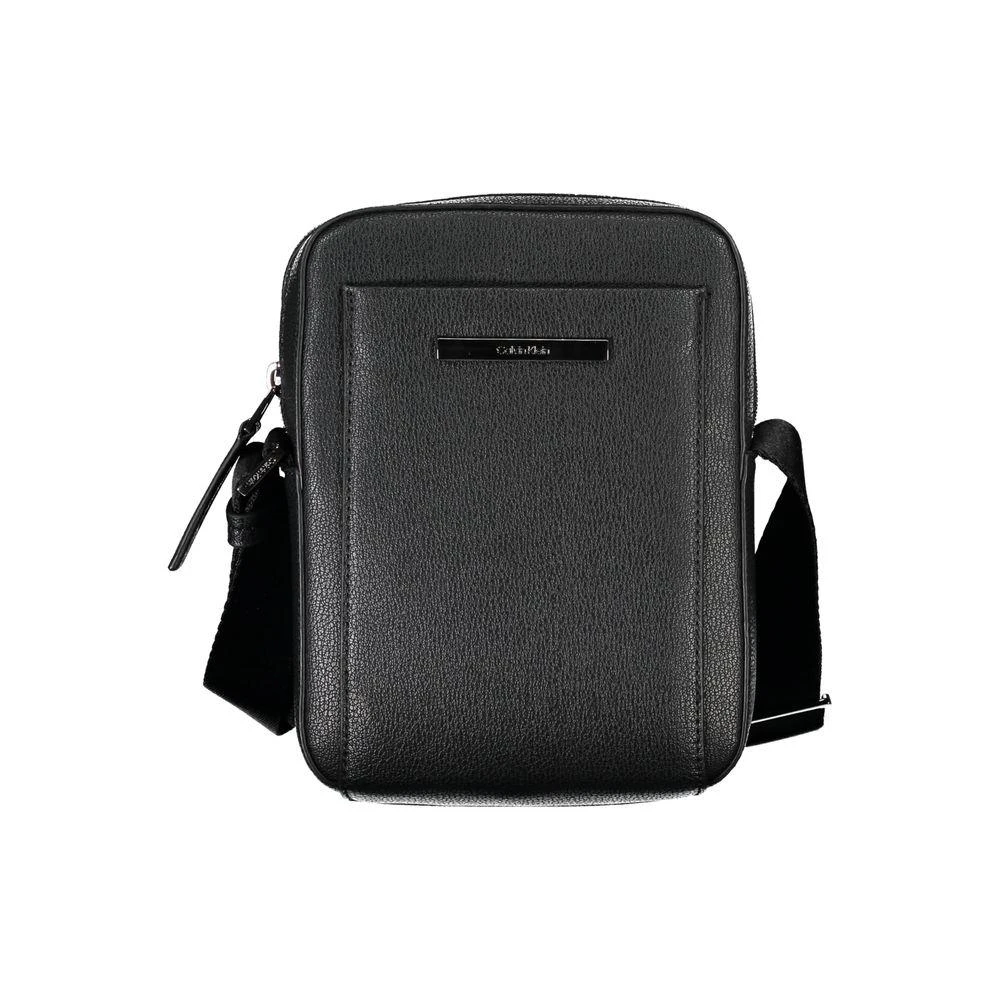 商品Calvin Klein|Calvin Klein Sleek Black Shoulder Bag with Logo Detail,价格¥938,第1张图片