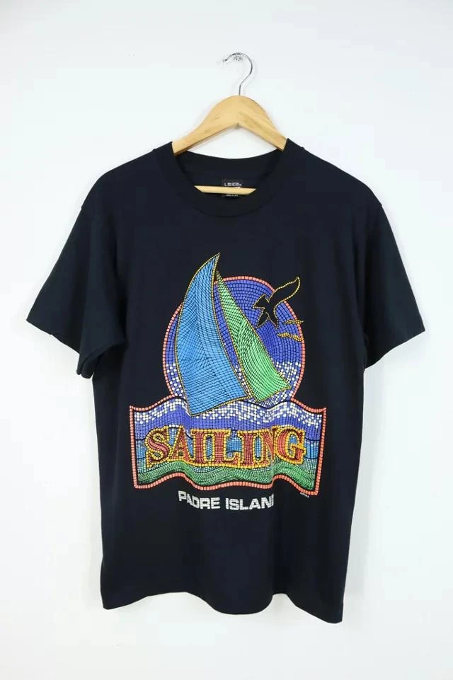 商品Urban Outfitters|Vintage Padre Island Sailing Tee,价格¥408,第1张图片