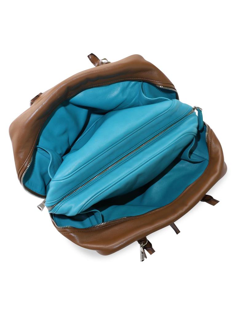 Prada Inside Shoulder Bag In Tan Leather商品第2张图片规格展示