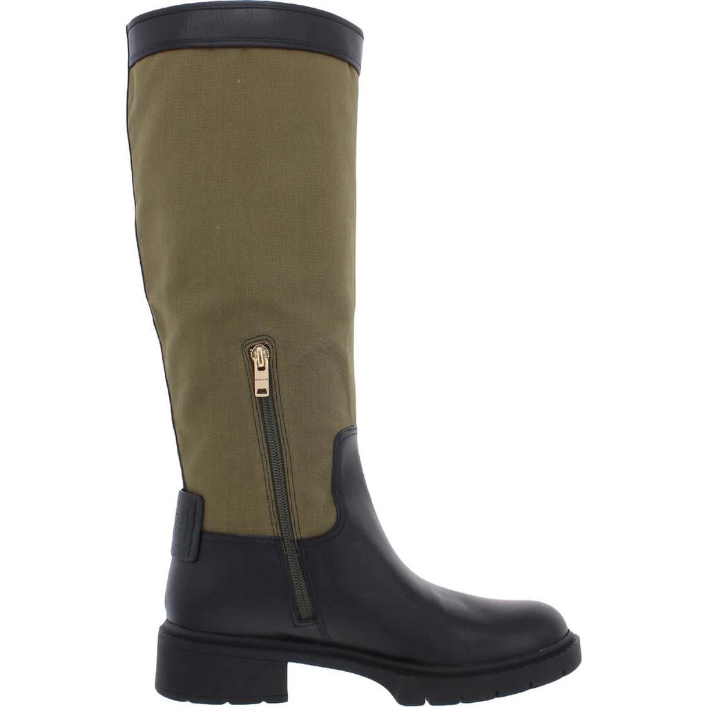 商品Coach|Coach Womens Leigh Buckle Round Toe Knee-High Boots,价格¥1262,第2张图片详细描述