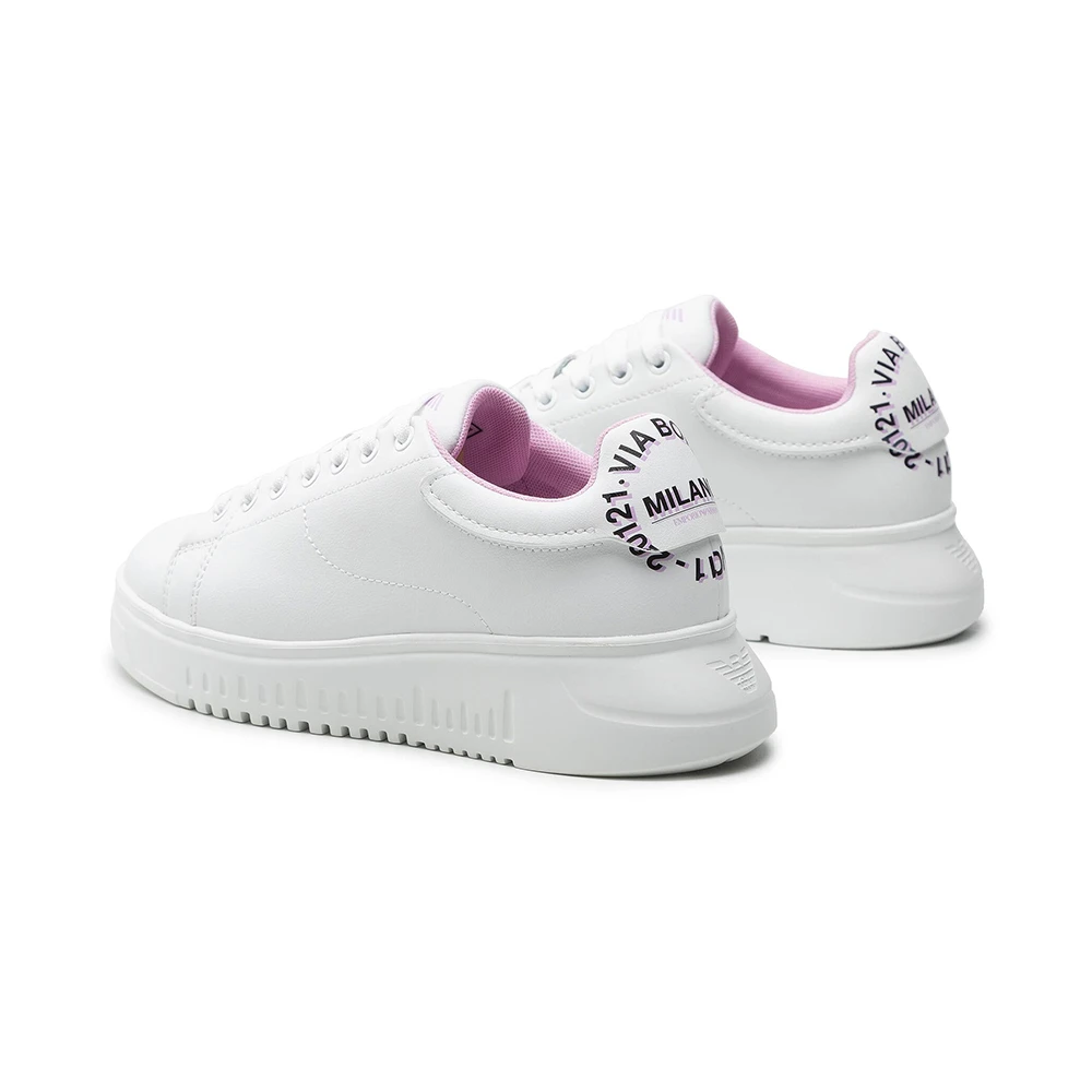 EMPORIO ARMANI 白色女士运动鞋 X3X024-XN316-00001 商品