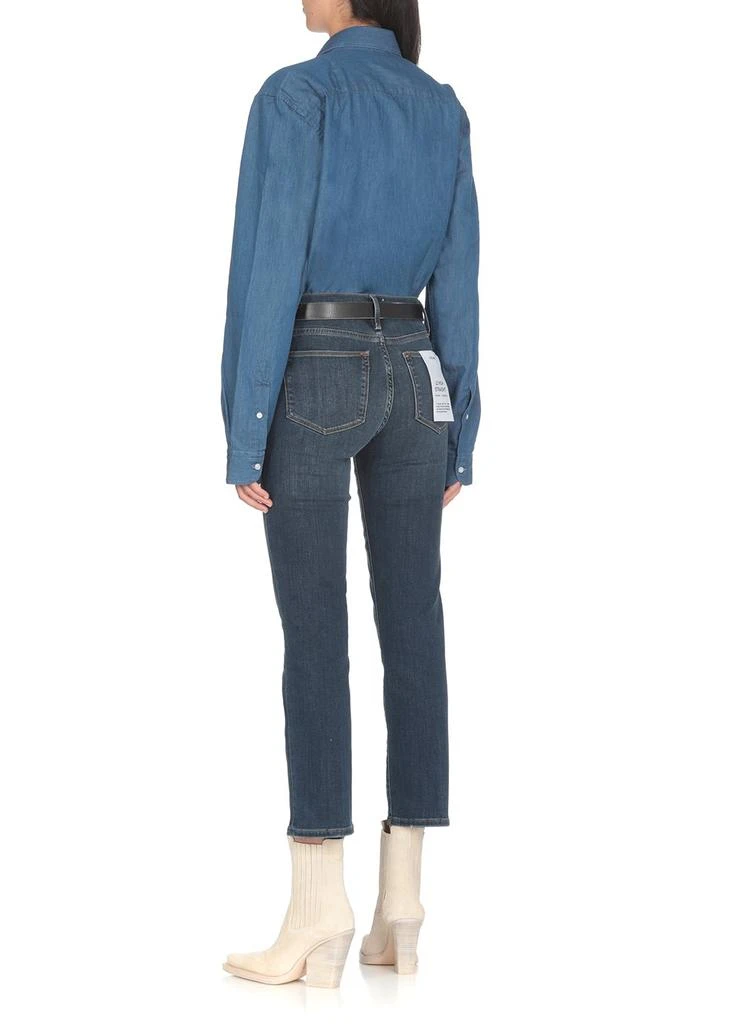 商品FRAME|Frame Le High Straight-Leg Stretched Jeans,价格¥1883,第3张图片详细描述
