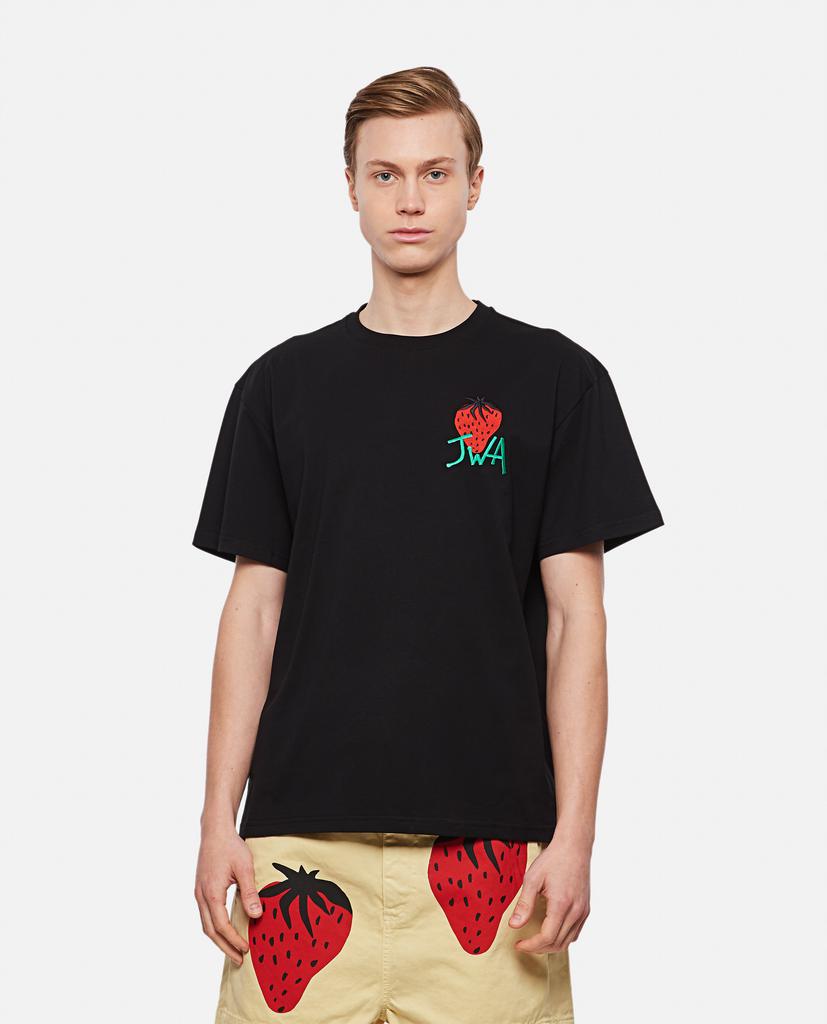 EMBROIDERED STRAWBERRY JWA T-SHIRT商品第1张图片规格展示