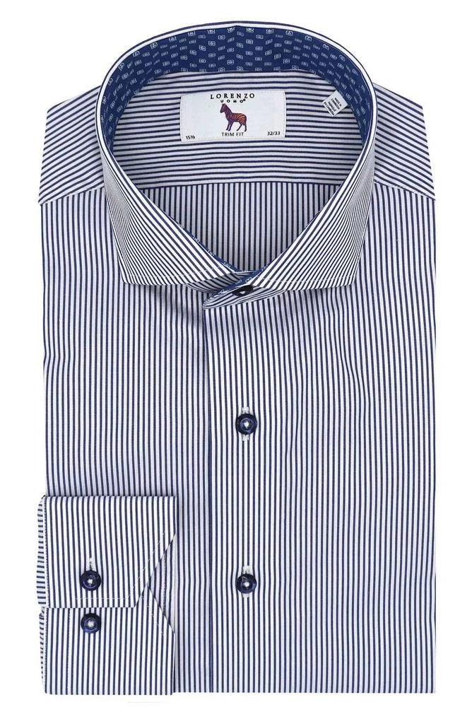 商品Lorenzo Uomo|Trim Fit Pinstripe Dress Shirt,价格¥414,第1张图片