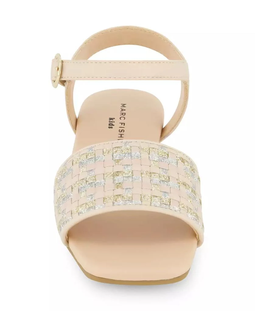 商品Marc Fisher|Little and Big Girls Hazel Woven Open Toe Sandals,价格¥247,第4张图片详细描述