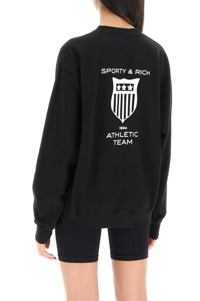 Sporty rich athletic team cotton sweatshirt商品第3张图片规格展示