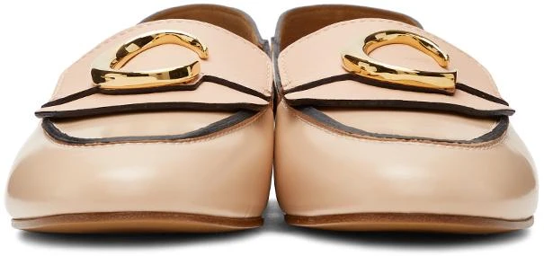 商品Chloé|Pink Shiny Loafers,价格¥2850,第2张图片详细描述