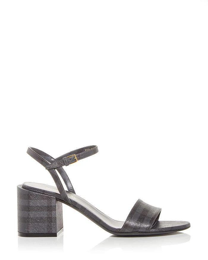 商品Burberry|Women's Cornwall Block Heel Sandals,价格¥6666,第2张图片详细描述