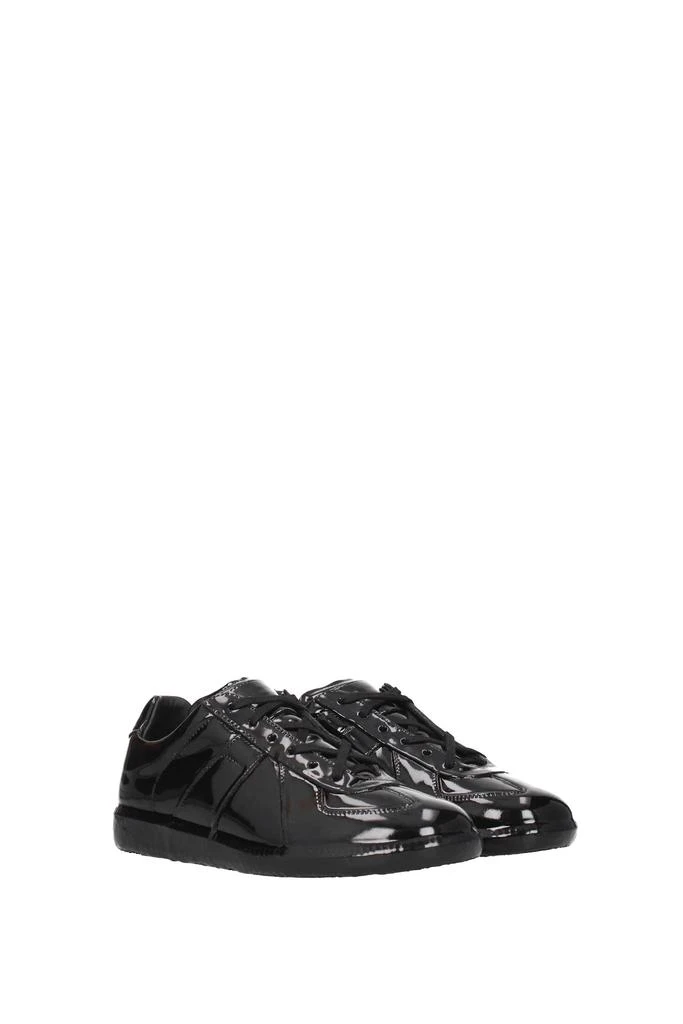 商品MAISON MARGIELA|Sneakers replica Patent Leather Black,价格¥2436,第1张图片