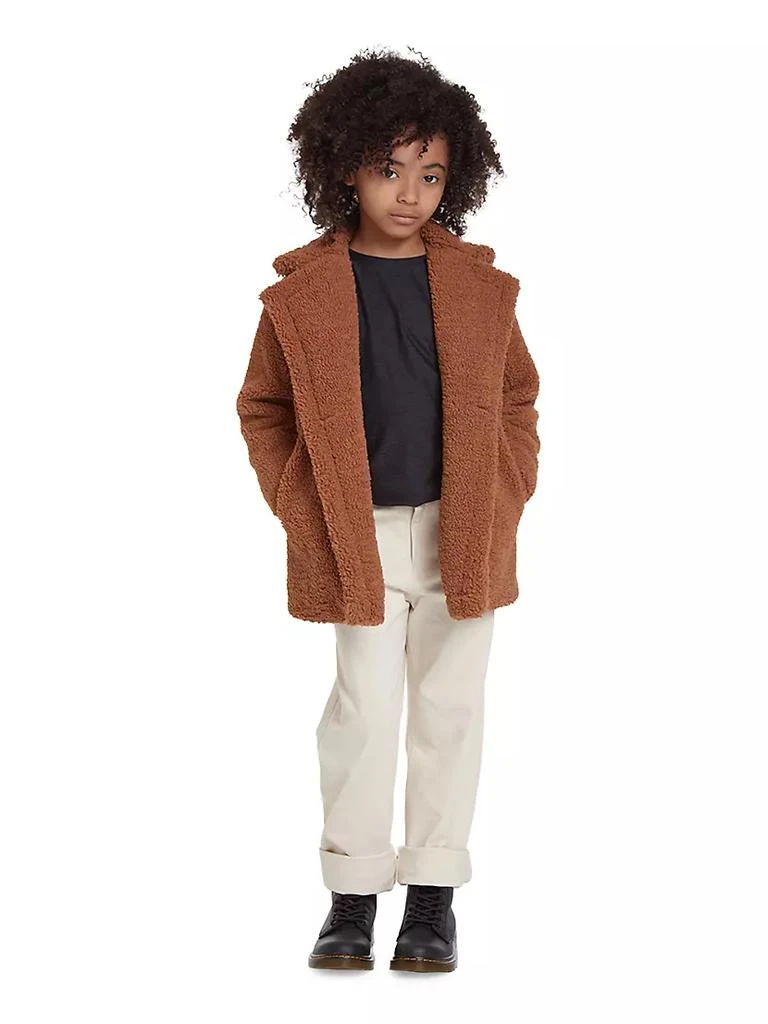 商品Apparis|Little Boy's &amp; Boy's Anouck Sherpa Double-Breasted Coat,价格¥620,第2张图片详细描述