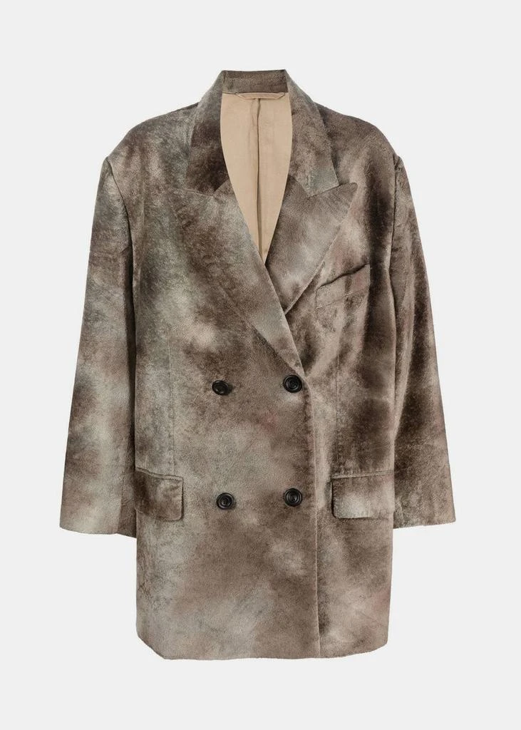 商品Acne Studios|Acne Studios Taupe Grey Tailored Coat,价格¥4088,第1张图片