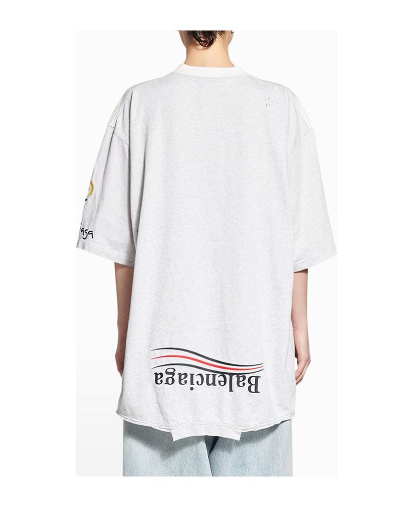 商品Balenciaga|Upside Down T-shirt,价格¥5277,第5张图片详细描述