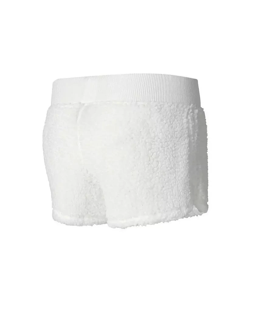 商品Concepts Sport|Women's Cream New York Yankees Fluffy Hoodie Top and Shorts Sleep Set,价格¥449,第3张图片详细描述
