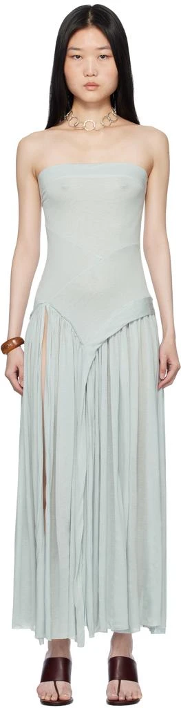 商品BELLE|Blue Lucille Maxi Dress,价格¥2474,第1张图片