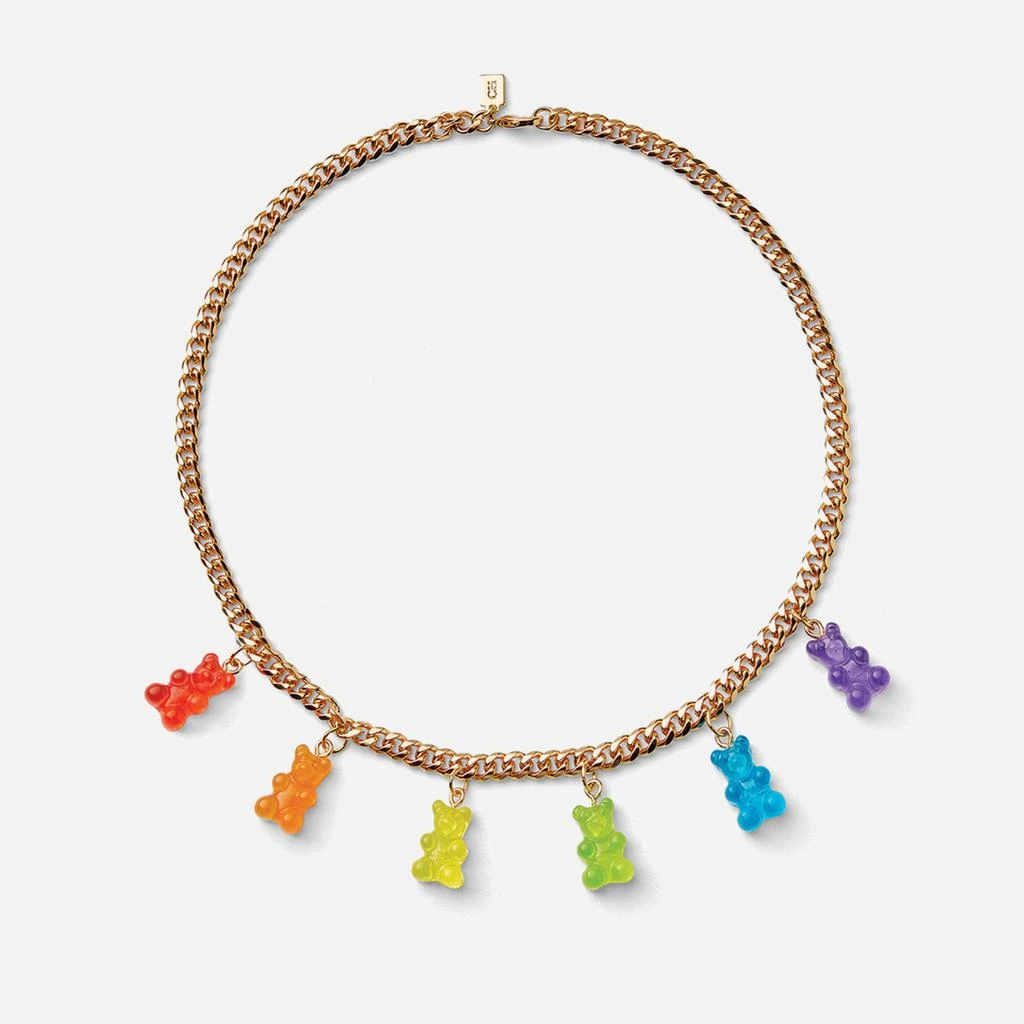 商品Crystal Haze|Crystal Haze Juan 18-Karat Gold-Plated Resin Necklace,价格¥847,第1张图片