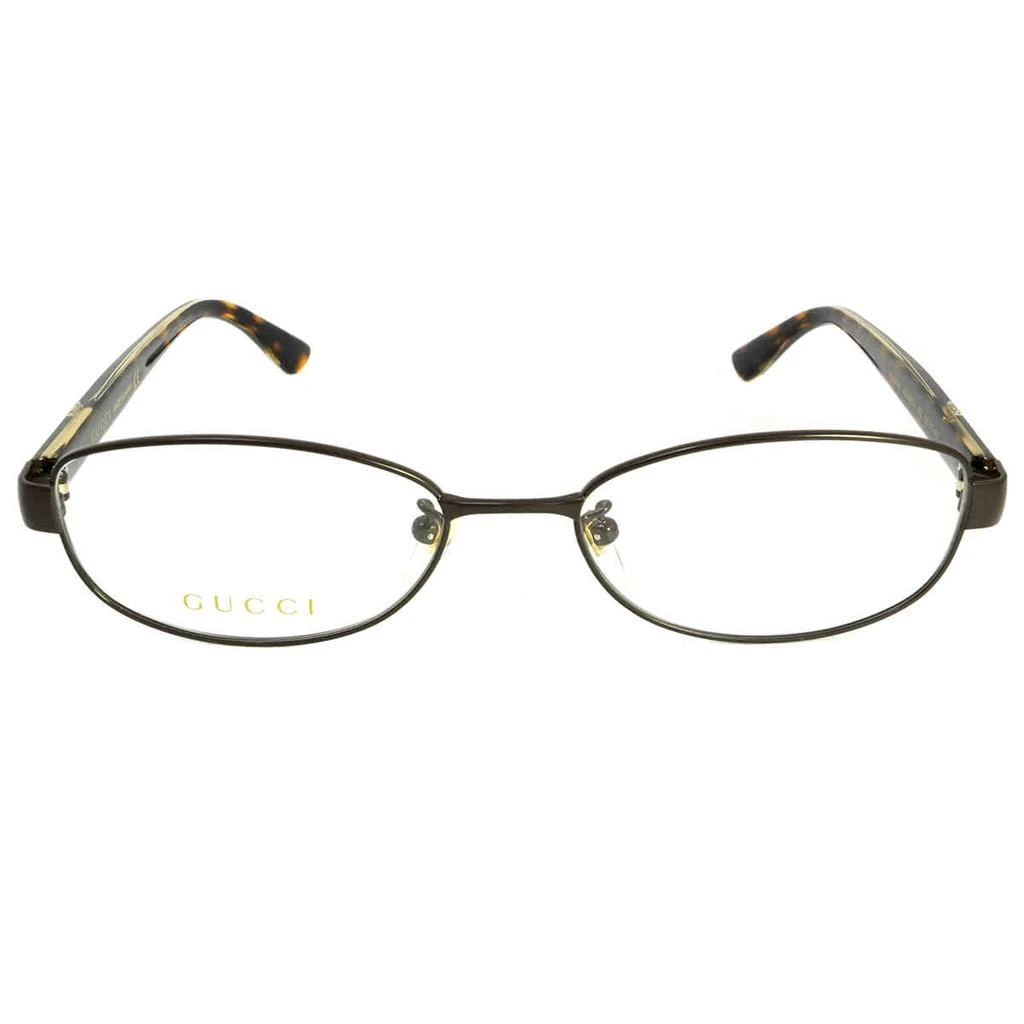 商品Gucci|Demo Oval Titanium Ladies Eyeglasses GG0380OJ 002 53,价格¥1424,第2张图片详细描述