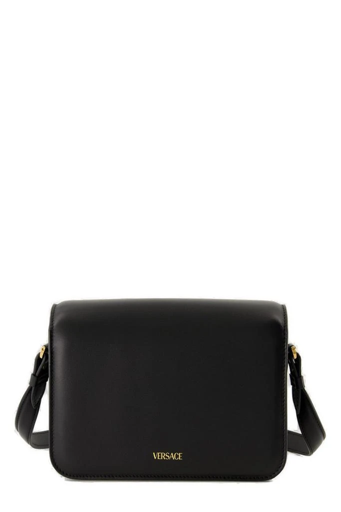 商品Versace|Versace Medusa Foldover Top Messenger Bag,价格¥7121,第2张图片详细描述