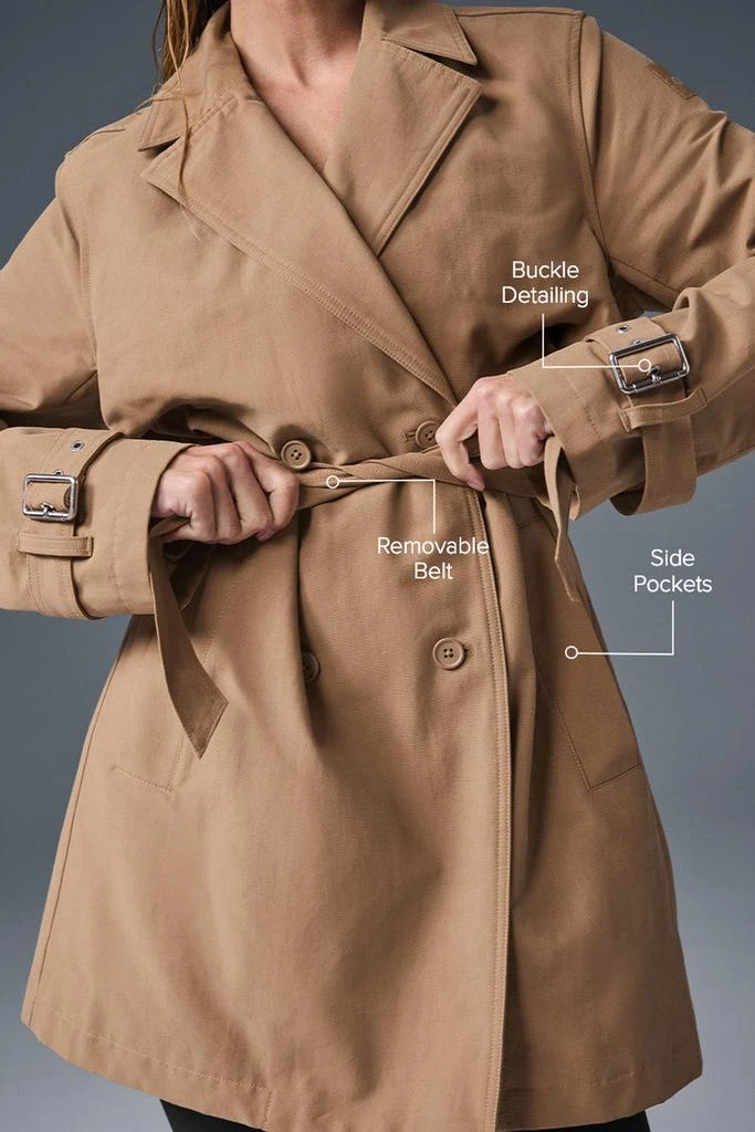 商品Alo|Prime Trench - Toasted Almond,价格¥1509,第2张图片详细描述