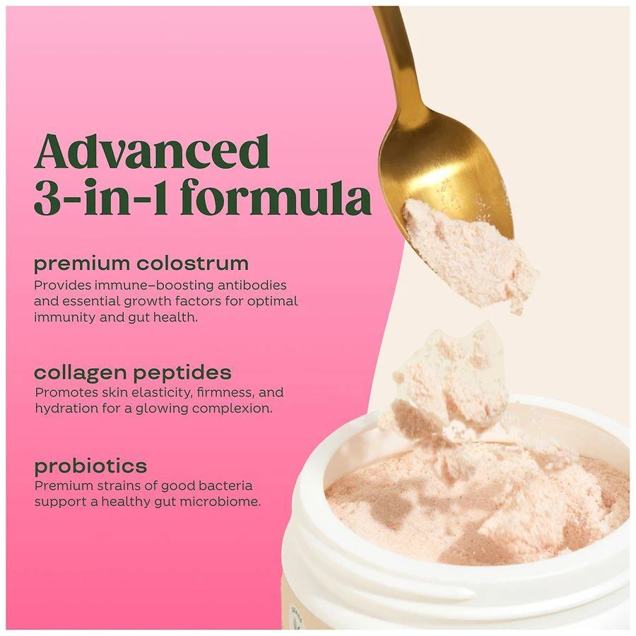 商品Bloom|Colostrum & Collagen Peptides Strawberries & Cream,价格¥276,第4张图片详细描述