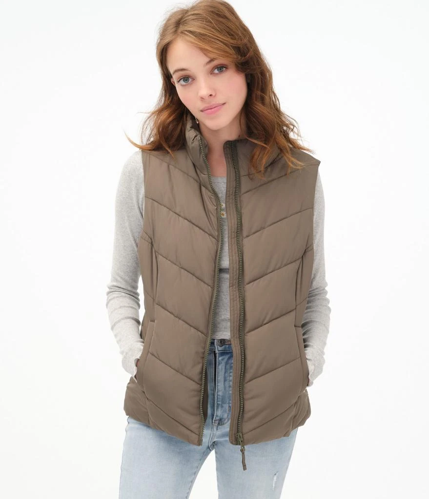 商品Aeropostale|Aeropostale Women's Chevron Lightweight Puffer Vest,价格¥71,第1张图片