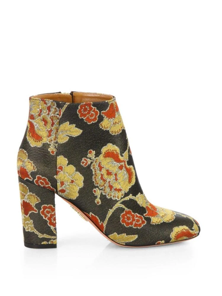 商品Aquazzura|Brooklyn Floral Booties,价格¥2475,第5张图片详细描述