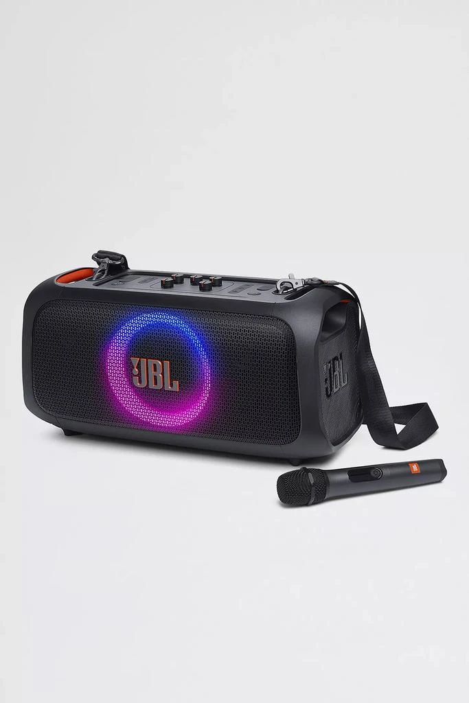 商品JBL|JBL PartyBox On-The-Go Water Resistant Speaker + Microphone,价格¥2950,第2张图片详细描述