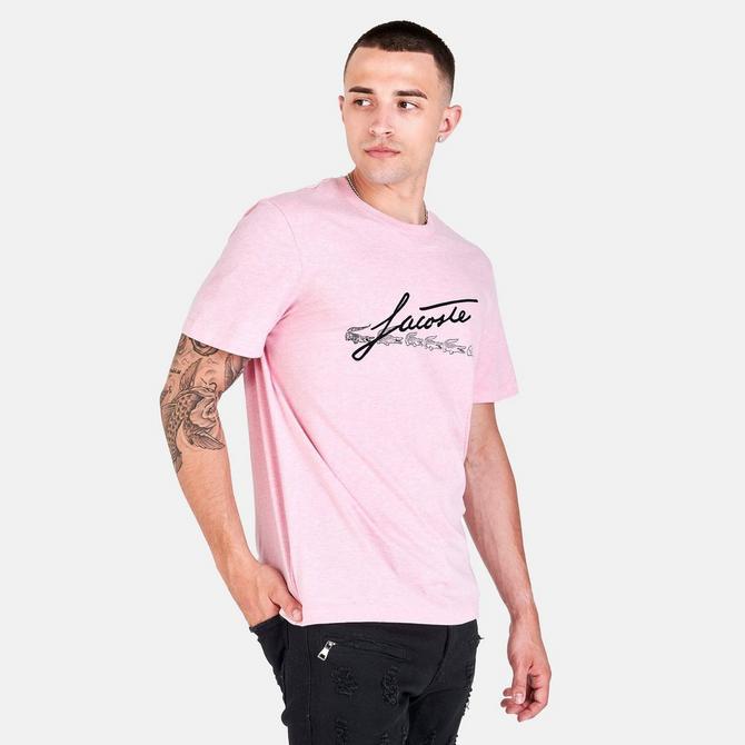 Men's Lacoste Script Logo T-Shirt商品第3张图片规格展示