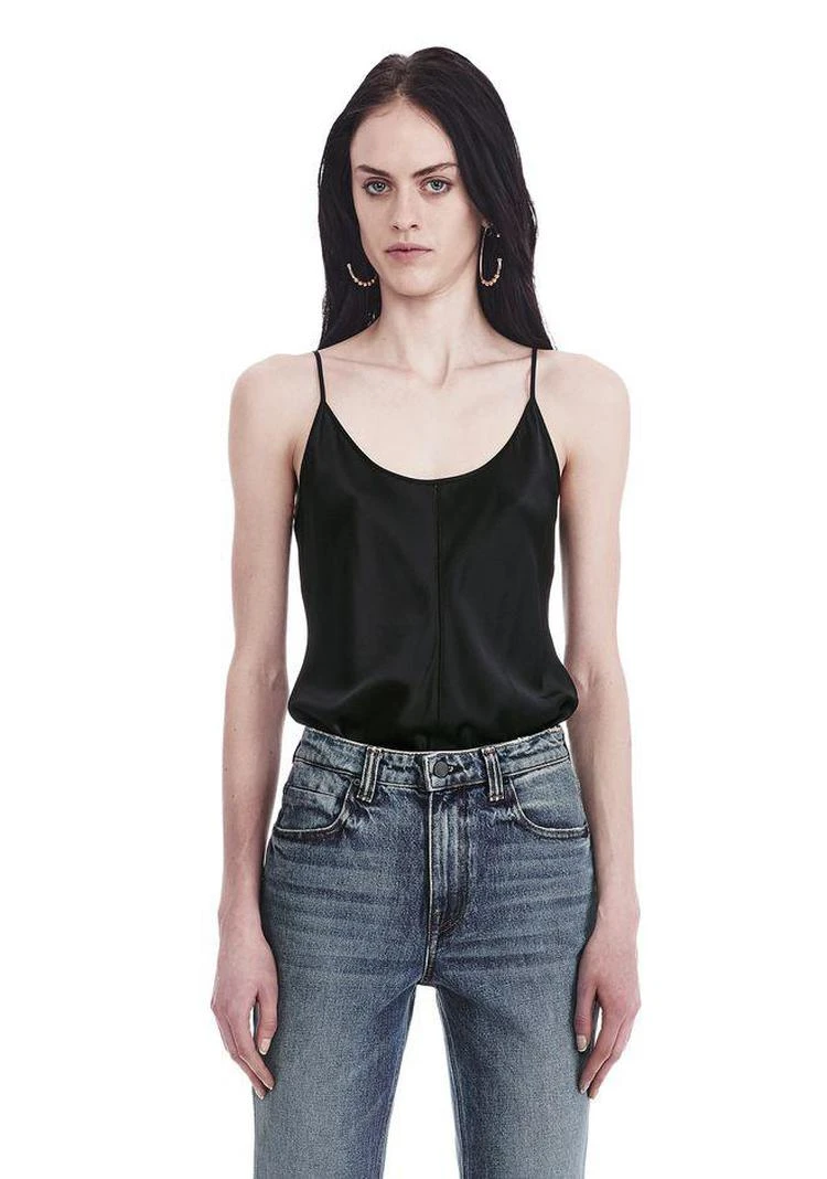 商品Alexander Wang|丝绸软缎吊带连体衣,价格¥1017,第3张图片详细描述