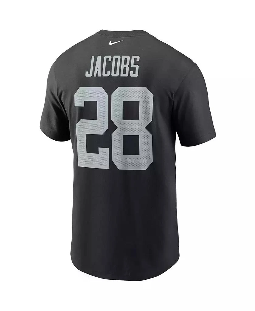 商品NIKE|Las Vegas Raiders Men's Pride Name and Number Wordmark T-Shirt Josh Jacobs,价格¥300,第2张图片详细描述