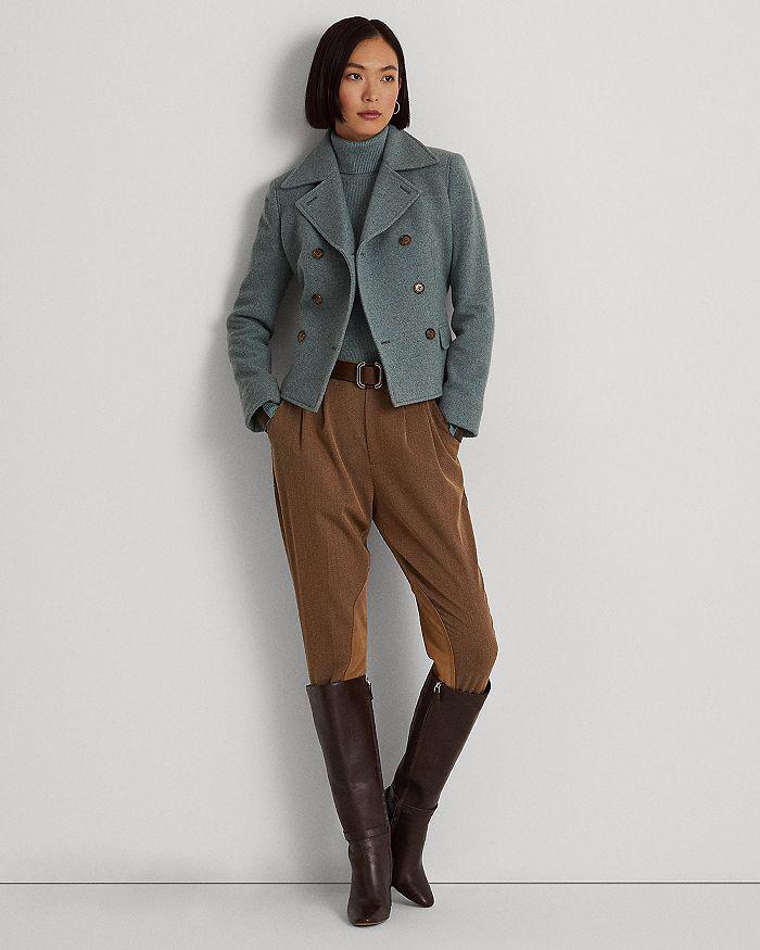商品Ralph Lauren|Herringbone Double Breasted Coat,价格¥2724,第4张图片详细描述