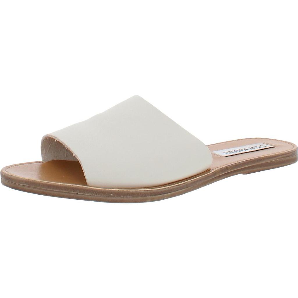 Steve Madden Womens Grace Slip On Open Toe Flat Sandals商品第2张图片规格展示