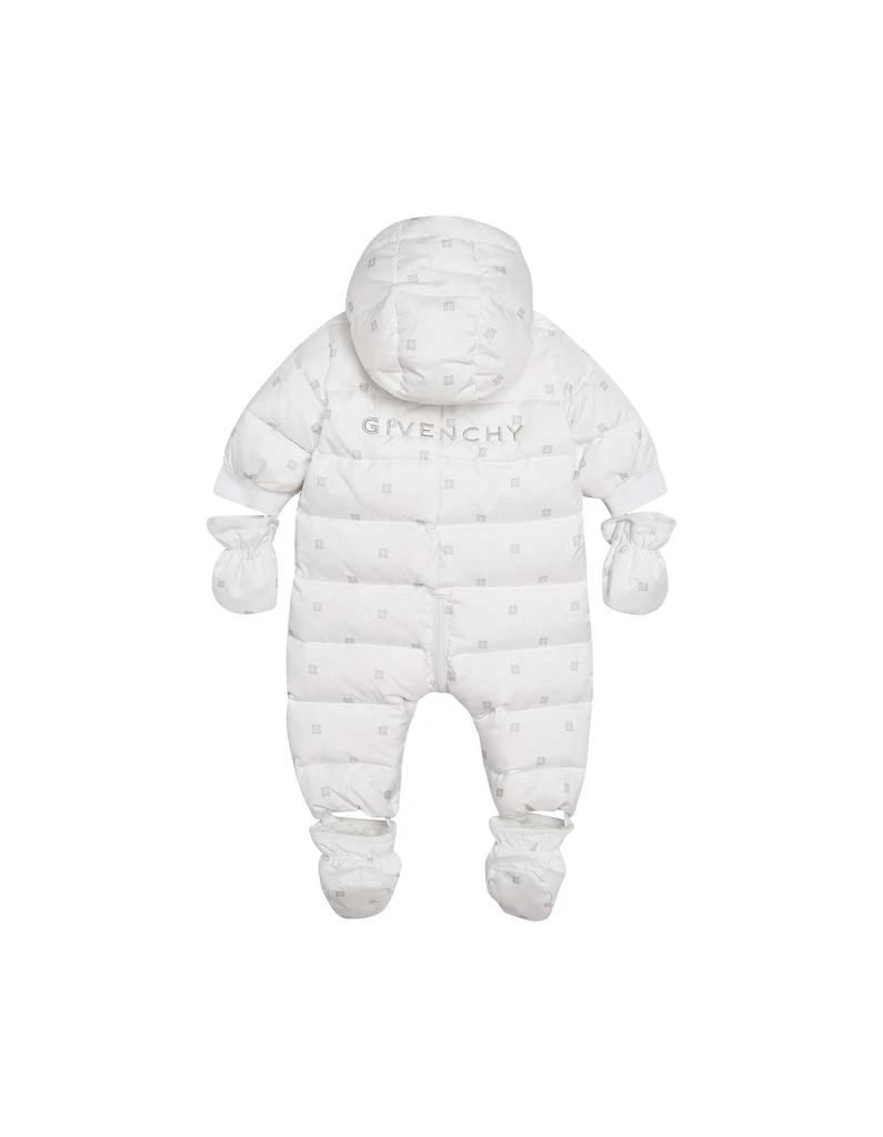 商品Givenchy|White Snowsuit With Logo And 4g Pattern,价格¥2773,第2张图片详细描述