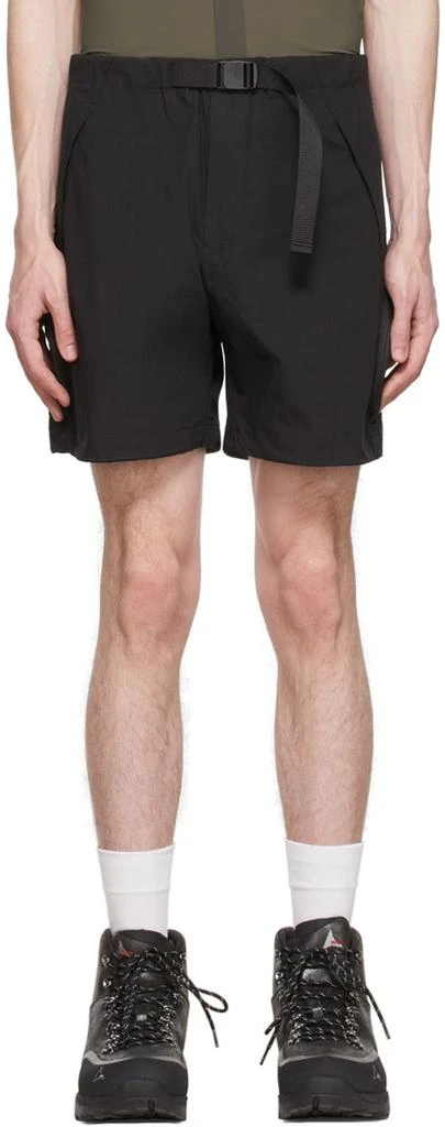 商品DESCENTE|Black Cotton Shorts,价格¥741,第1张图片