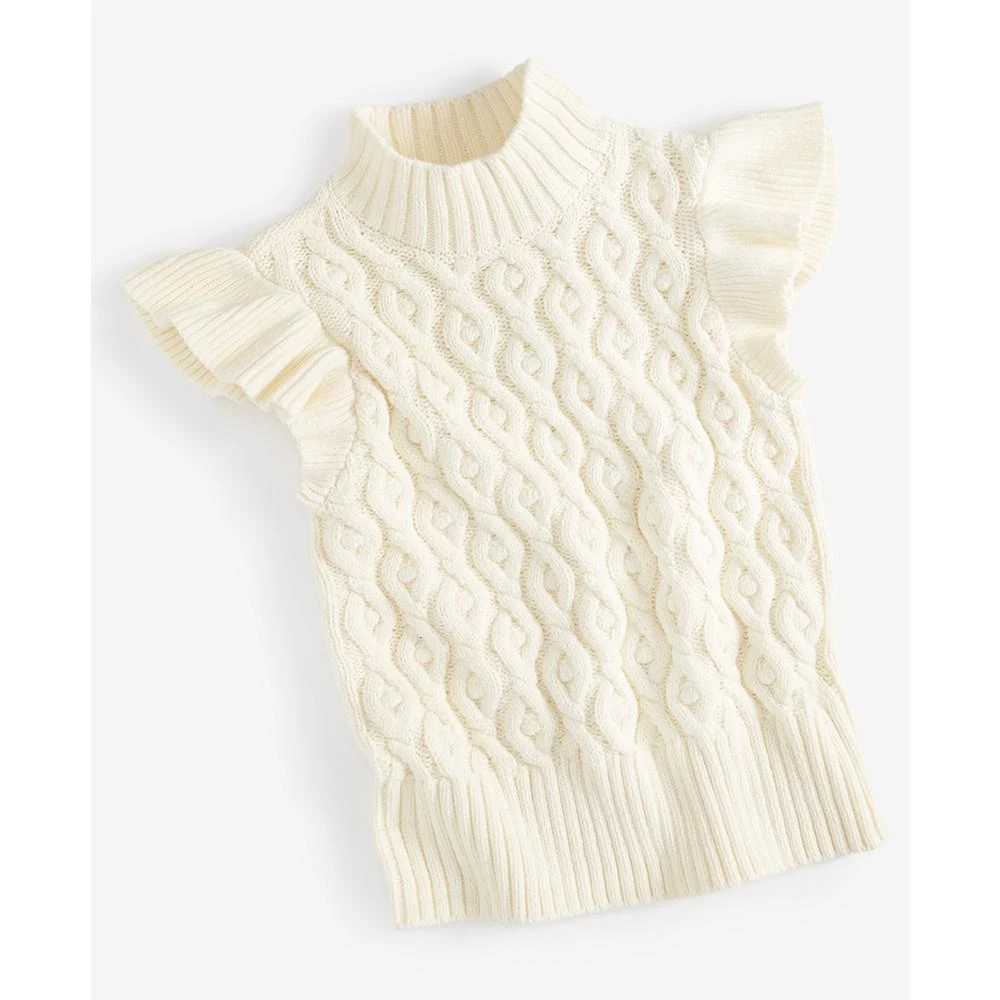 商品On 34th|Women's Flutter-Sleeve Cable-Knit Sweater, Created for Macy's,价格¥223,第5张图片详细描述