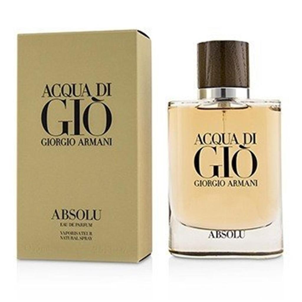 商品Giorgio Armani|Giorgio Armani 222039 75 ml & 2.5 oz Acqua Di Gio Absolu Eau De Parfum Spray,价格¥848,第1张图片