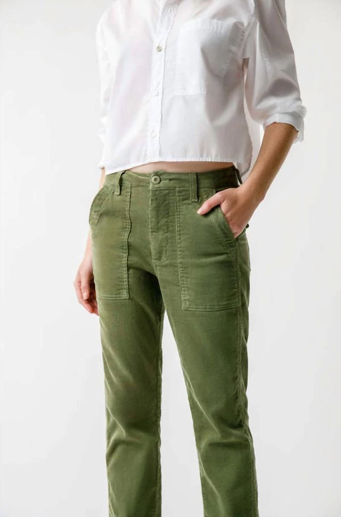 商品AMO|Corduroy Easy Army Trouser In Tea Leaf,价格¥1213,第4张图片详细描述