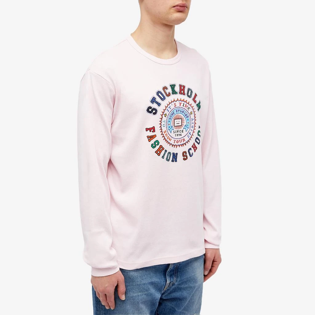 商品Acne Studios|Acne Studios Long Sleeve Eisen School T-Shirt,价格¥1074,第2张图片详细描述