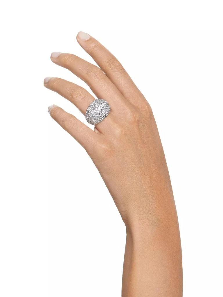 商品Swarovski|Sublima Rhodium-Plated & Swarovski Crystal Domed Ring,价格¥1489,第2张图片详细描述