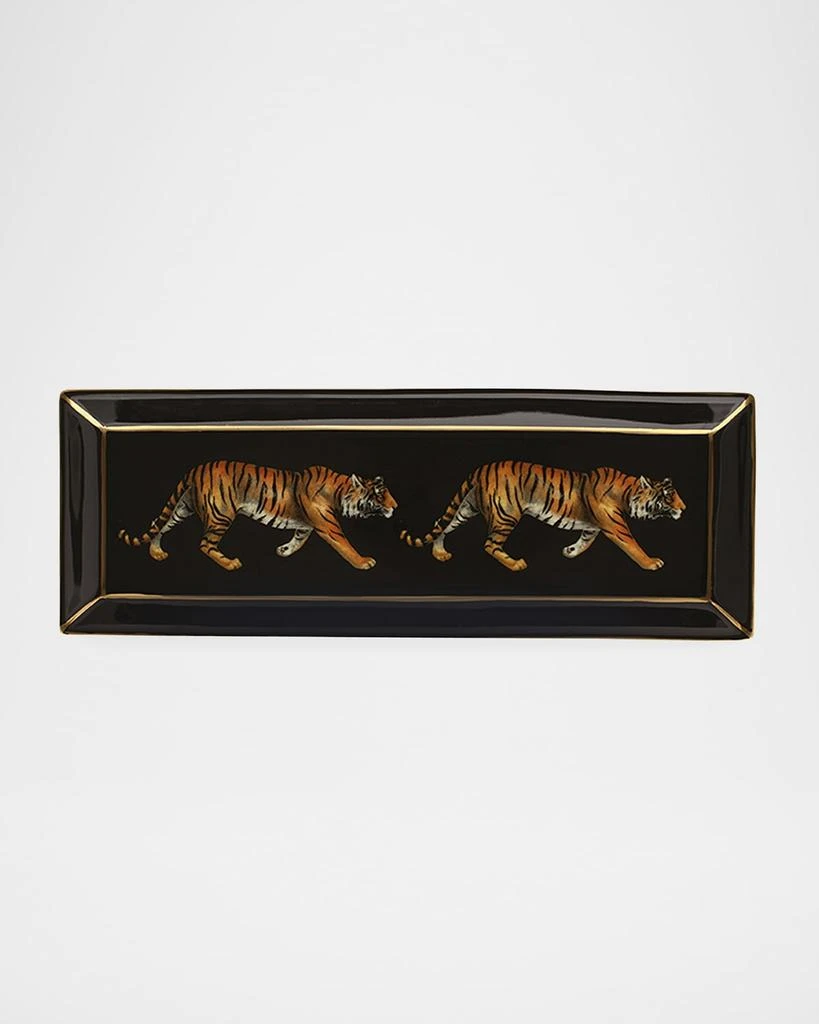 商品Halcyon Days|Twin Tiger Rectangular Tray,价格¥919,第1张图片