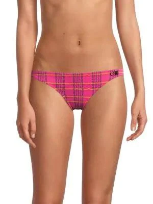 商品Solid & Striped|Plaid Bikini Bottom,价格¥80,第1张图片