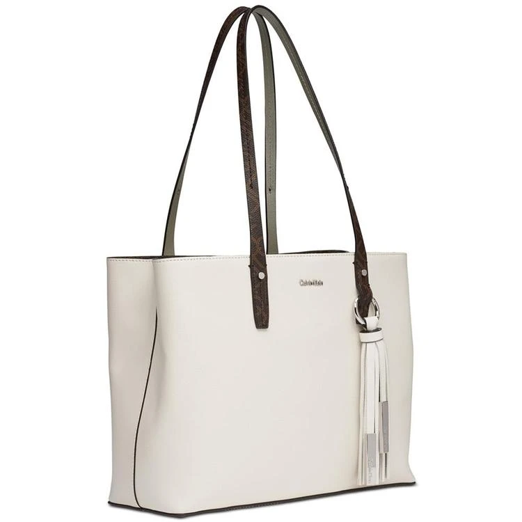 商品Calvin Klein|Maggie Leather Tote,价格¥791,第4张图片详细描述
