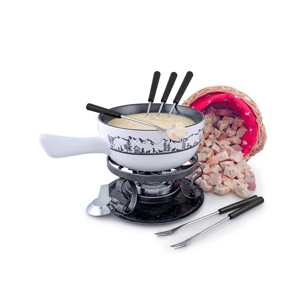 商品SWISSMAR|Heidi 9 Piece Cheese Fondue Set,价格¥897,第2张图片详细描述