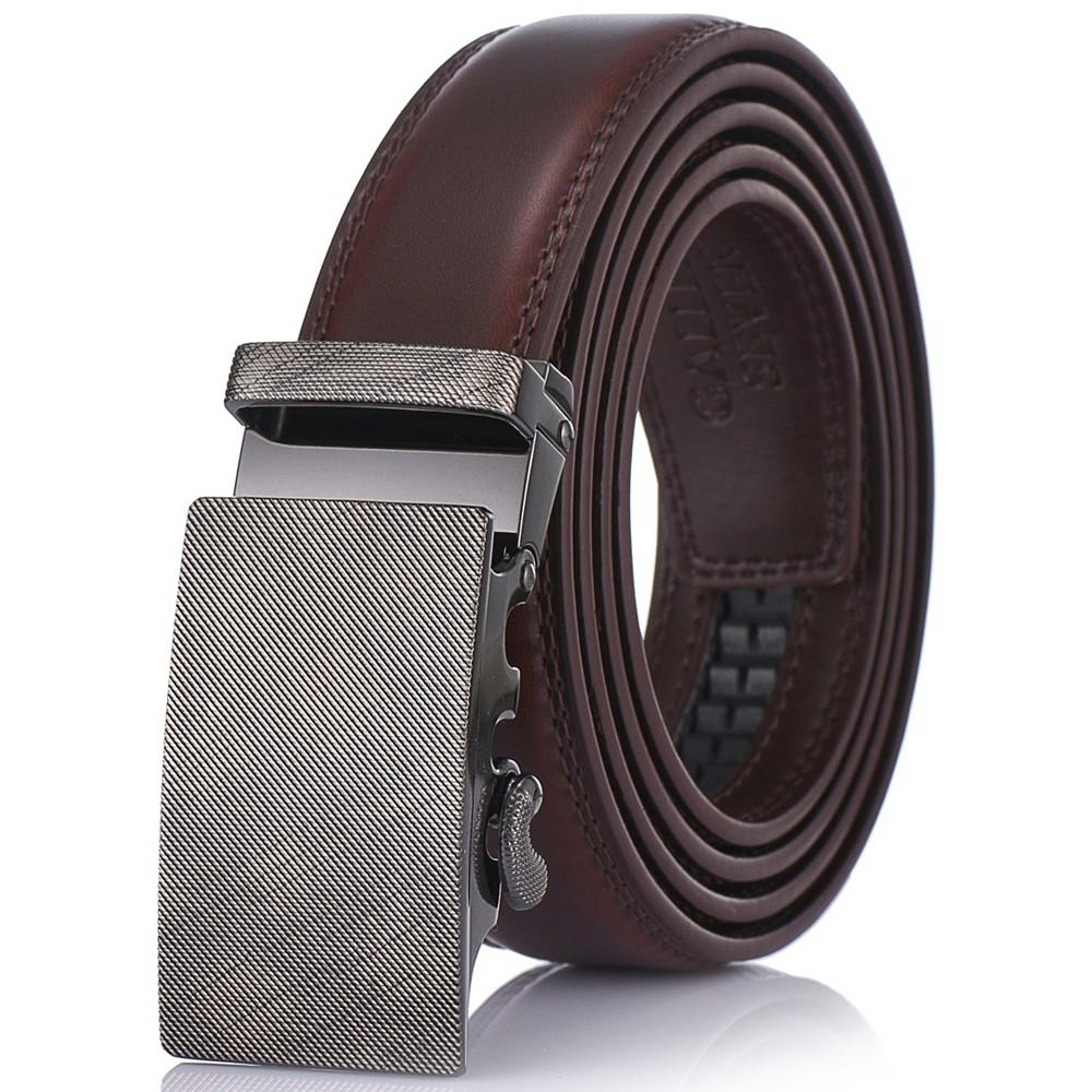 Men's Genuine Leather Ratchet Dress Belt商品第1张图片规格展示