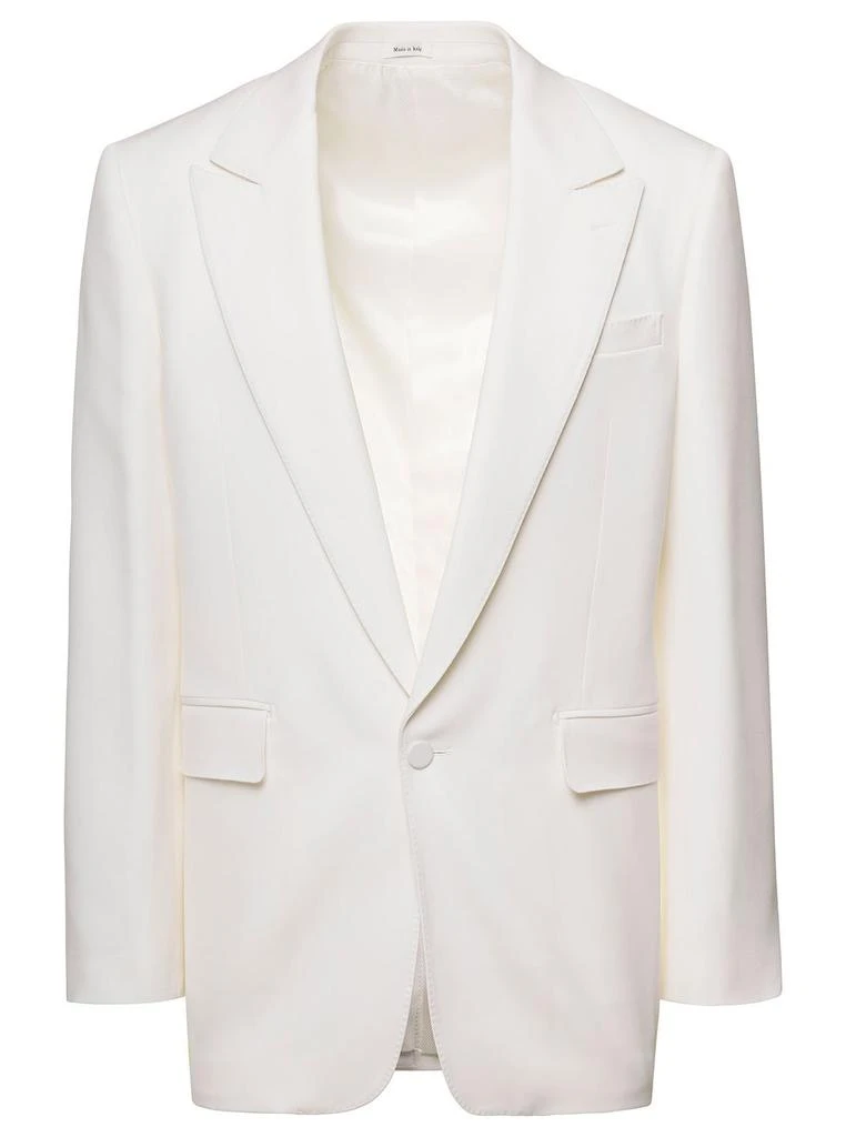 商品Alexander McQueen|Alexander McQueen Single-Breasted Tailored Blazer,价格¥9024,第1张图片