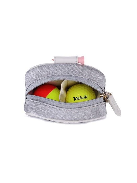 Joie Silicone Leather Golf Ball Pouch Grey 商品