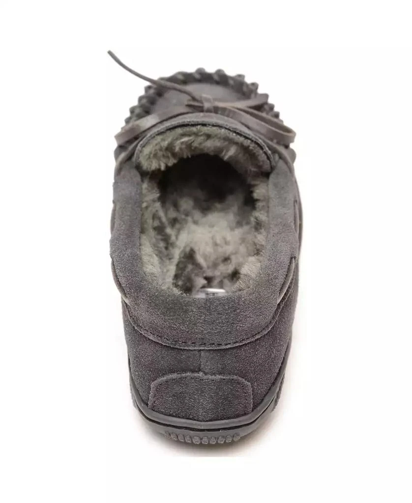 商品Minnetonka|Toddler Boys Pile Lined Hardsole Moccasin Slippers,价格¥299,第3张图片详细描述