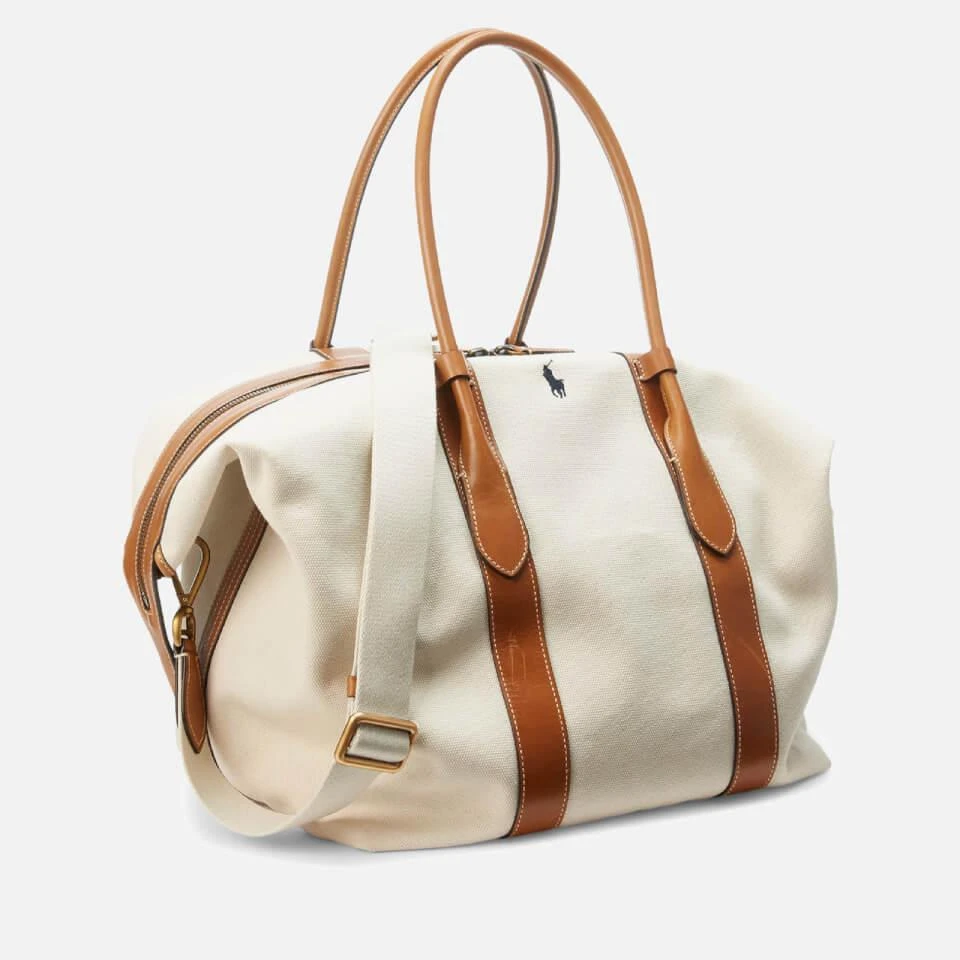 商品Ralph Lauren|Polo Ralph Lauren Bellport Cotton-Canvas Weekend Bag,价格¥2993,第3张图片详细描述