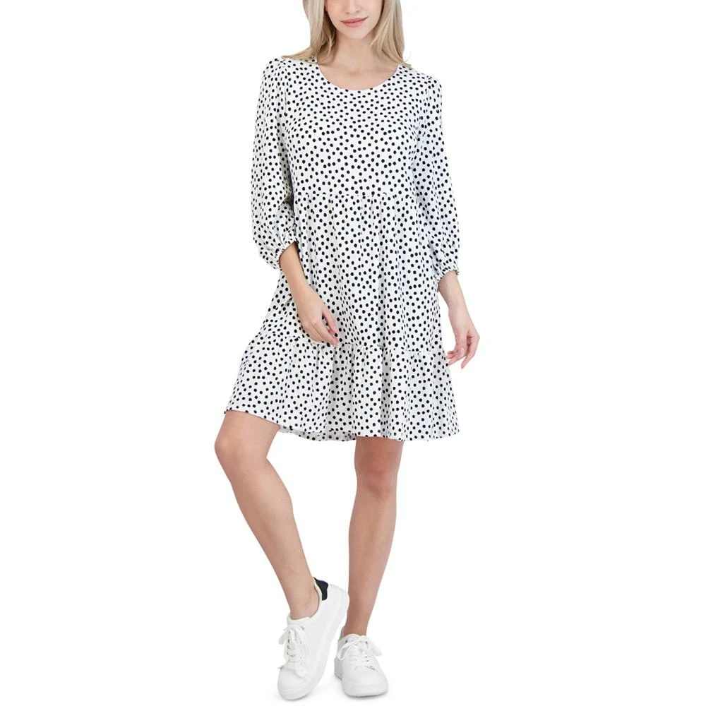 商品Sandra Darren|Polka Dot Tiered Dress,价格¥371,第3张图片详细描述
