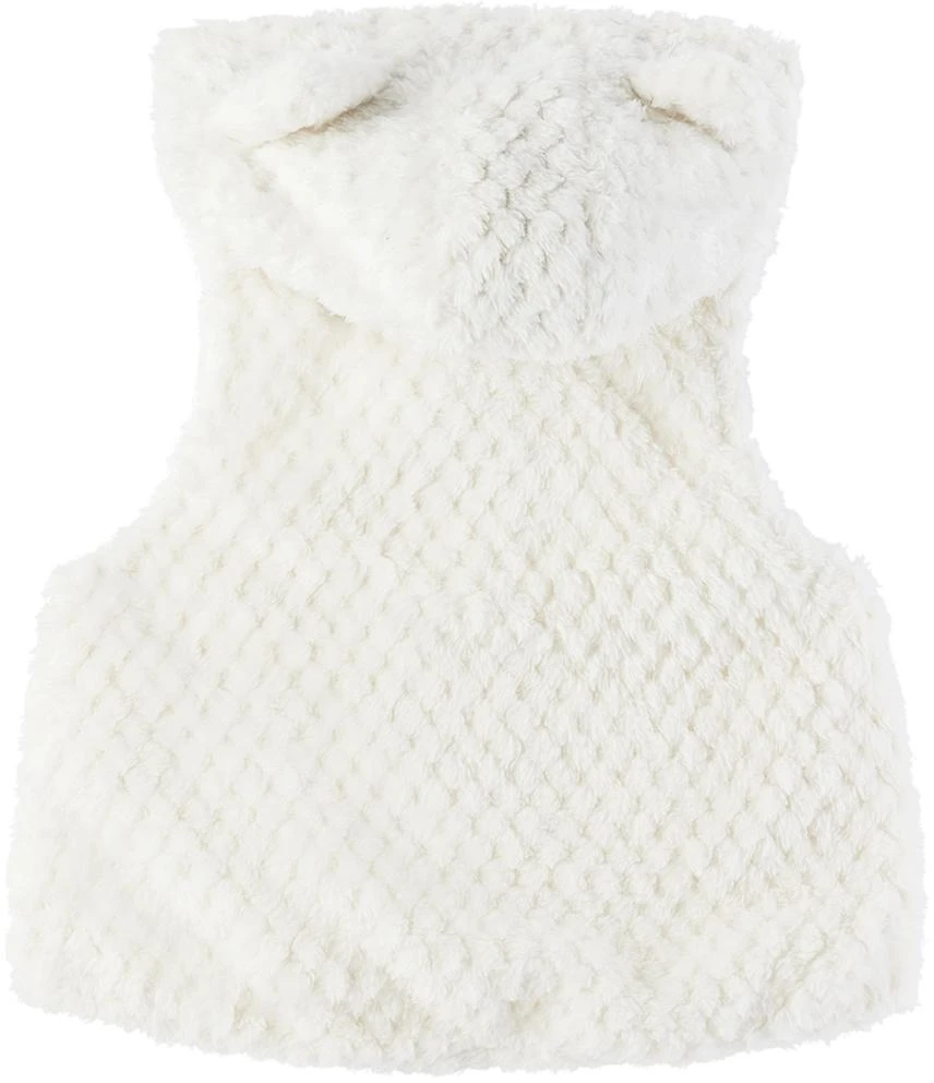 商品ANNA SUI MINI|SSENSE Exclusive Baby Off-White Vest,价格¥259,第2张图片详细描述