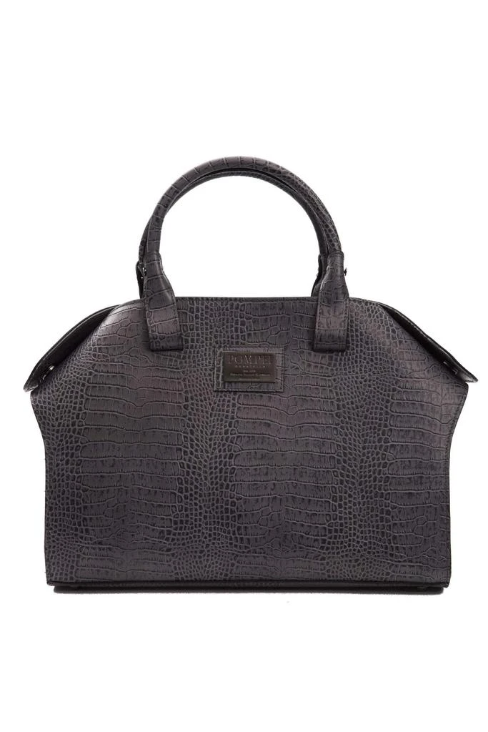 商品Pompei Donatella|Pompei Donatella logo-plaque snake texture Handbag,价格¥1138,第1张图片